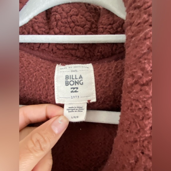 Billabong Cozy Women' s Coco Berry Button- up Days Jackets. Size Large - Picture 8 of 9